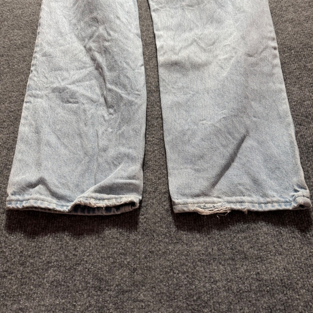 Lee Jeans Mens Vintage 90s Light Wash Straight Leg Denim Jeans 30x31 Light Blue - Picture 6 of 12